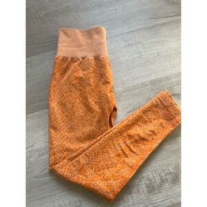 Nvgtn orange cheetah‎ leggings women's small